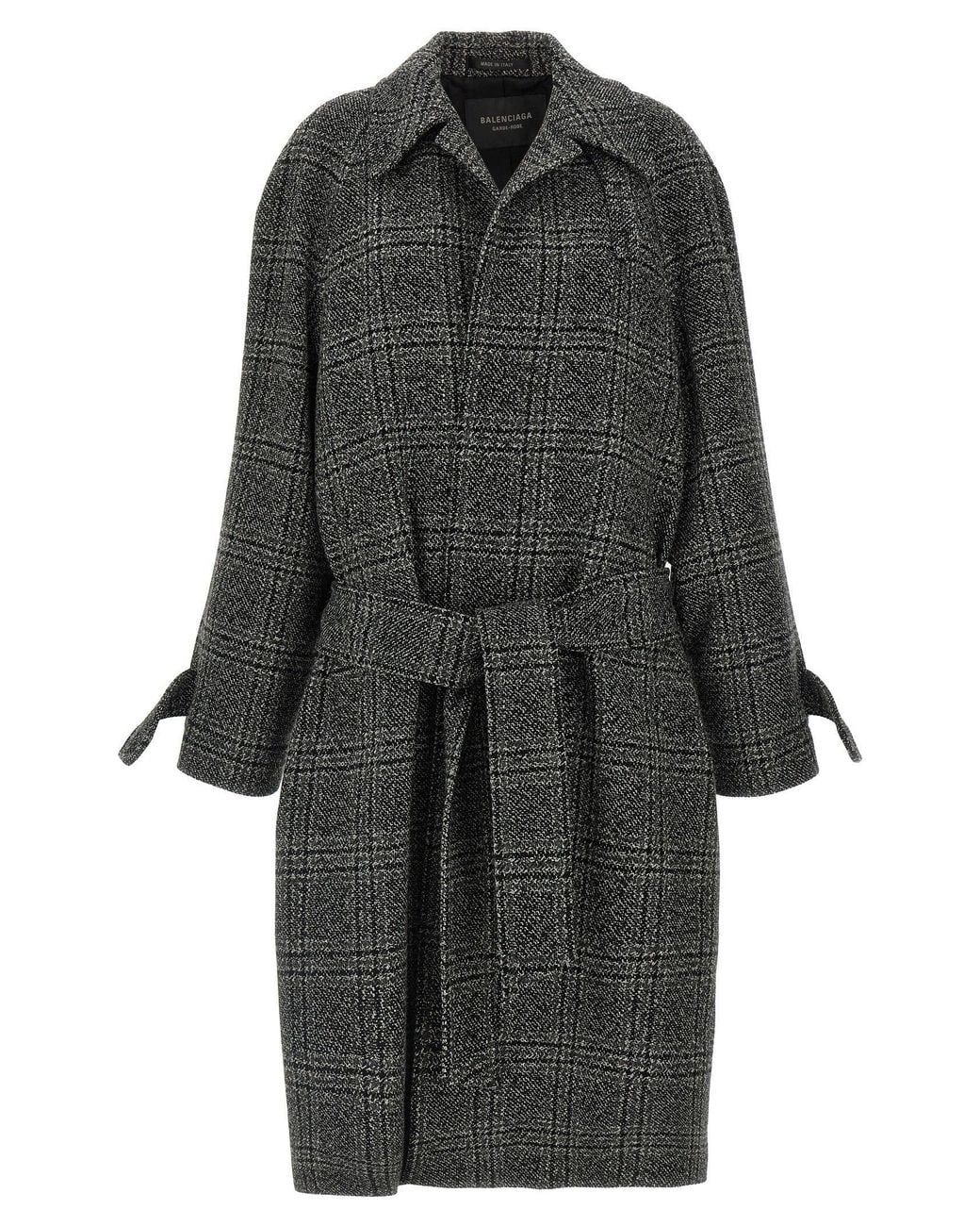 Balenciaga Black 'One Layer' Coat