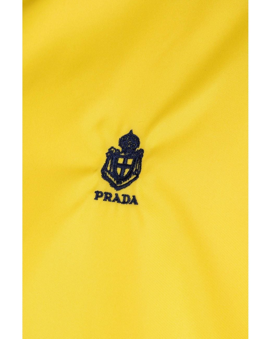 Prada Yellow Clothing Coats