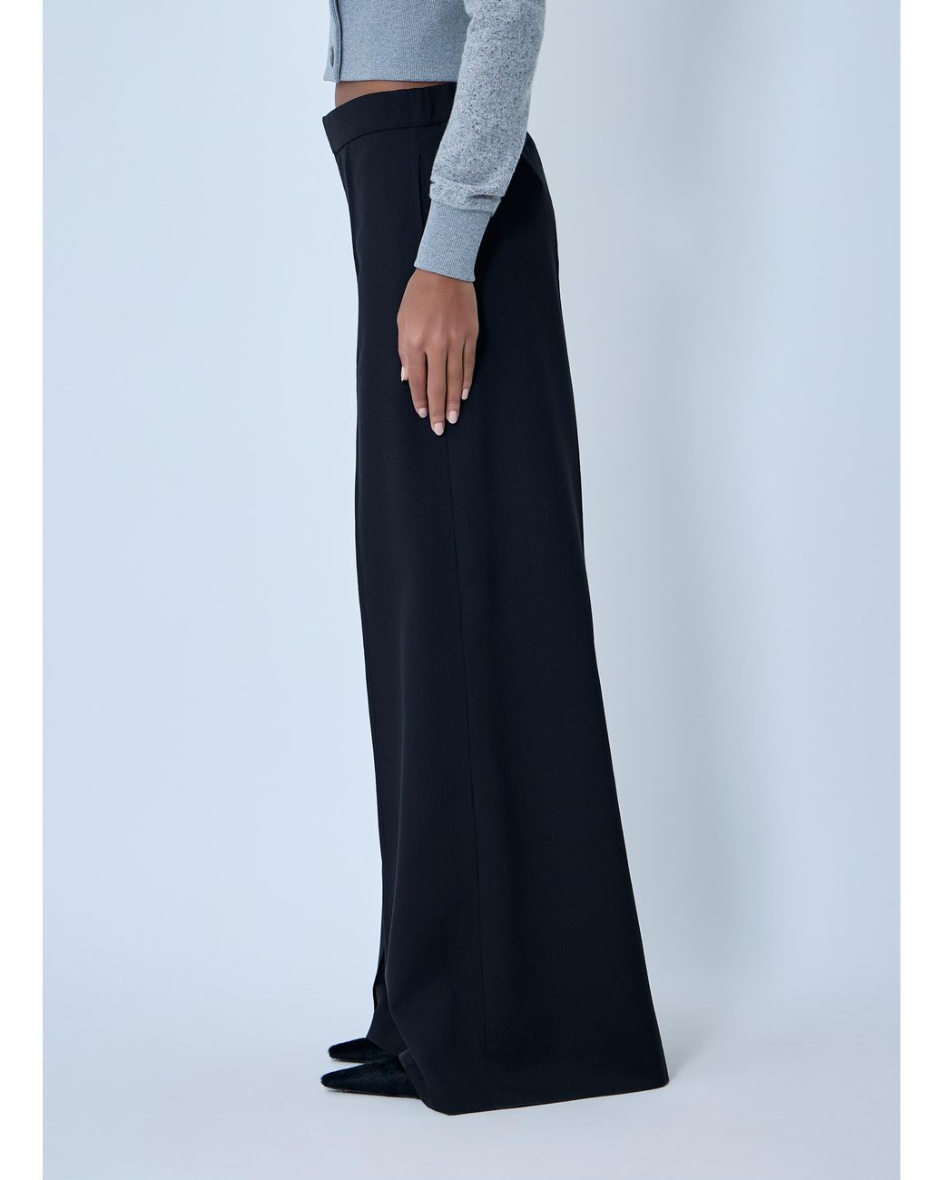 Marni Blue Wool Tailored Pants