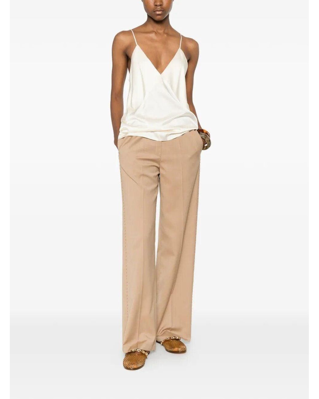 Forte_forte Natural Forte_Forte Shoulder Strap Top