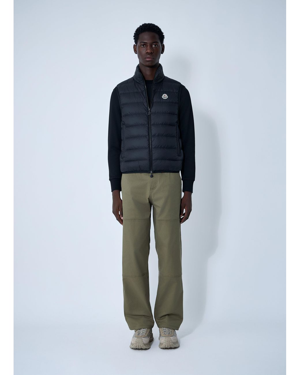 Moncler Blue Rocoque Vest for men