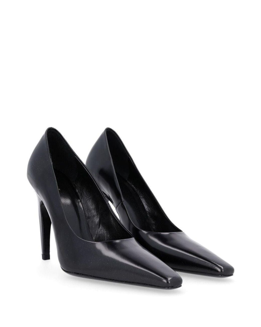 Jude Black Pointed-Toe Pumps