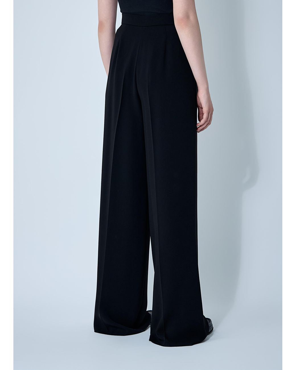 Max Mara Blue Laccato Pants
