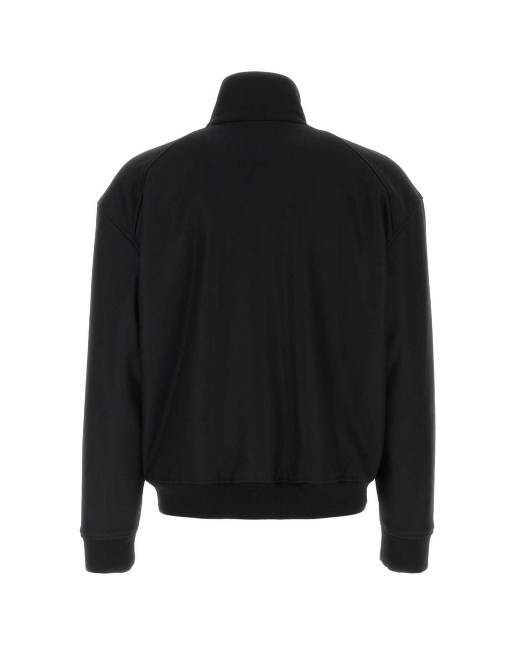 Jil Sander Black Wool Bomber Jacket for men
