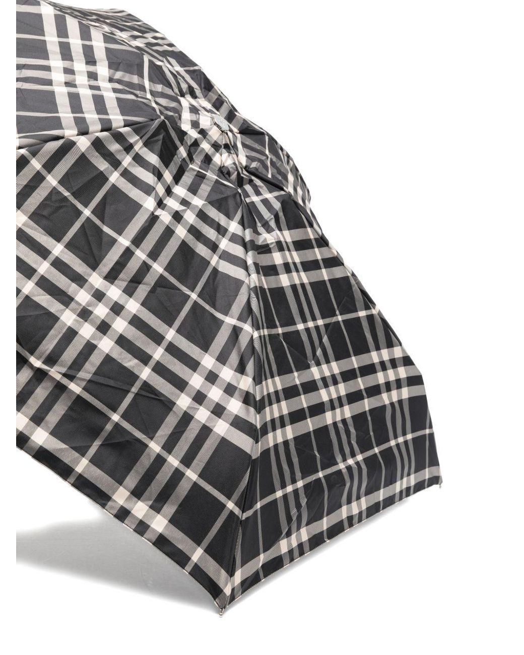 Burberry White Check Umbrella