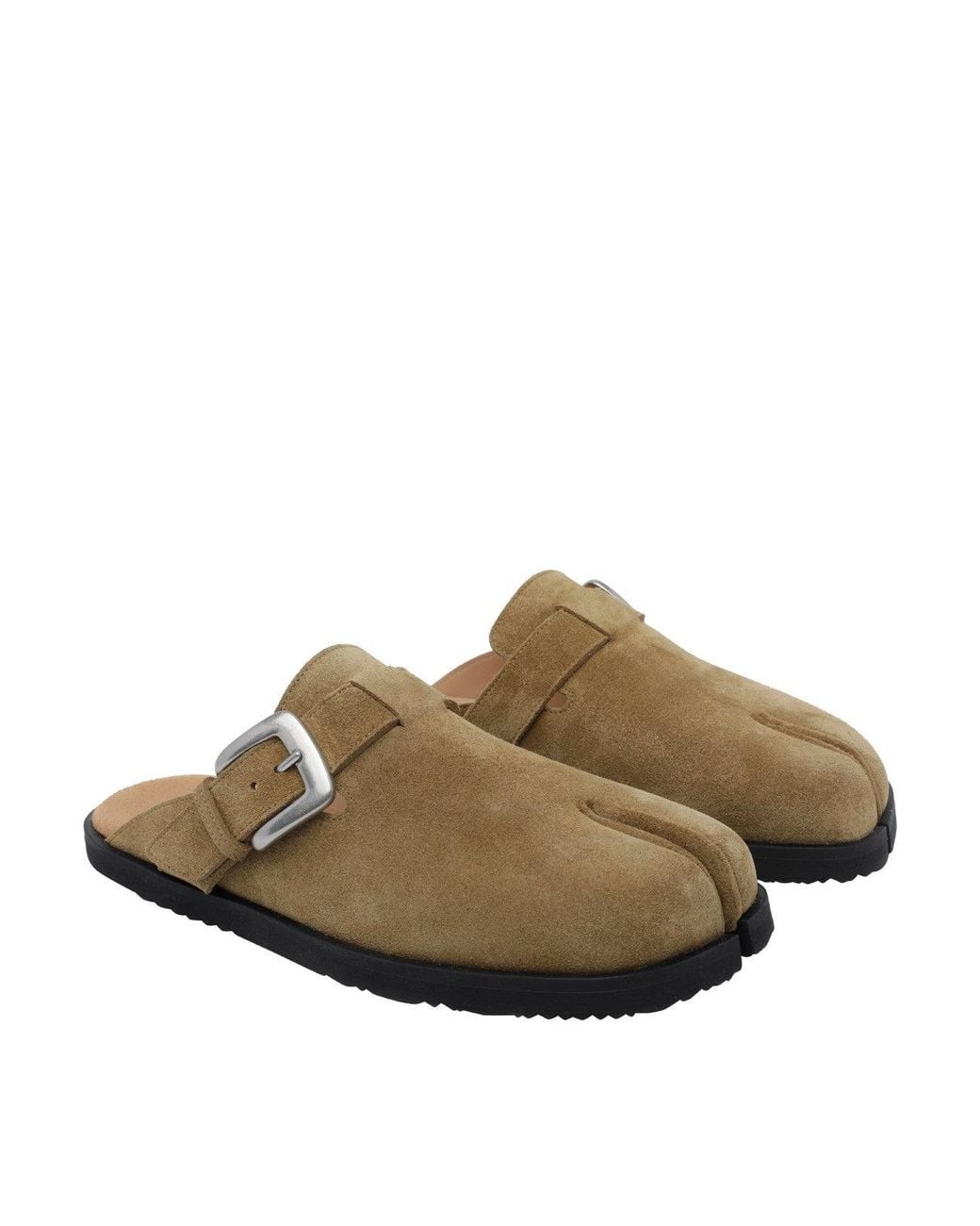 Maison Margiela Brown Tabi Mules for men