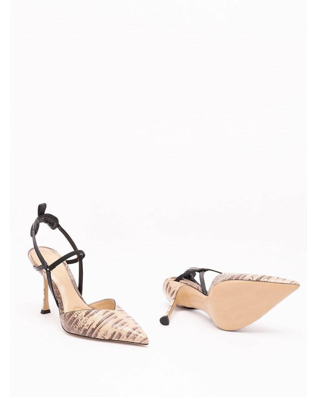 Fendi White 'Colibri Lite' Slingback