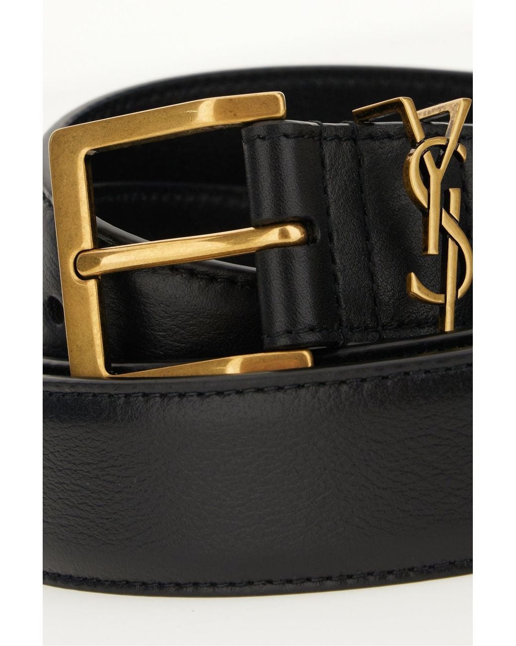 Saint Laurent Black Accessories Belts for men