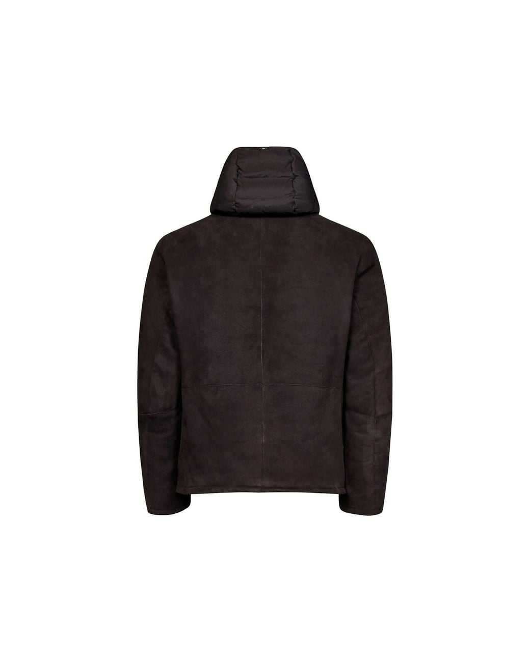 Herno Black Shearling Jacket for men