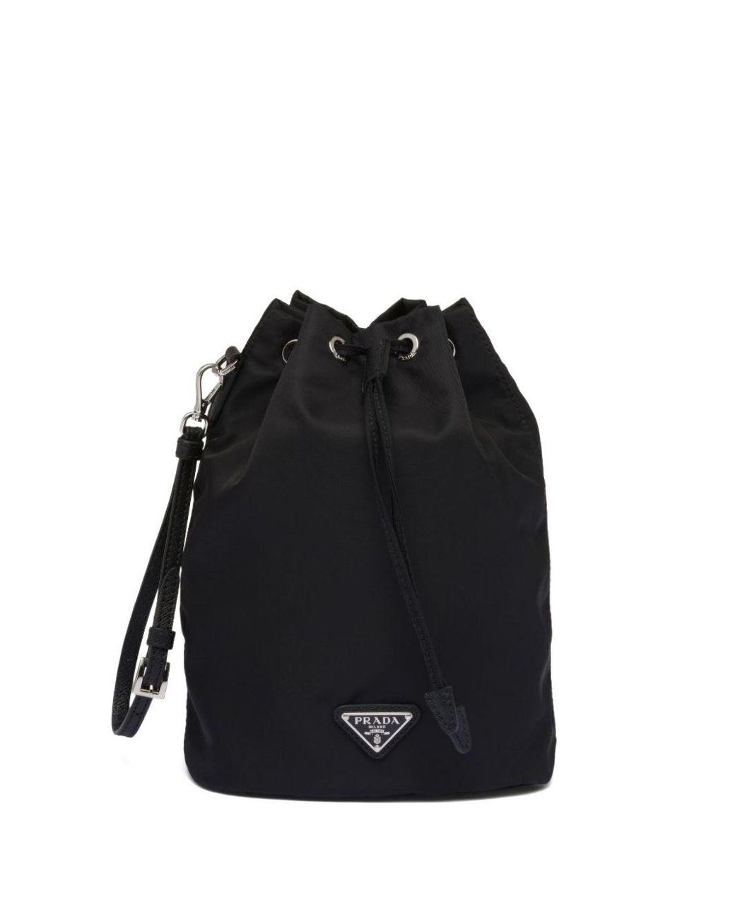 Prada Black Re-Nylon Drawstring Pouch