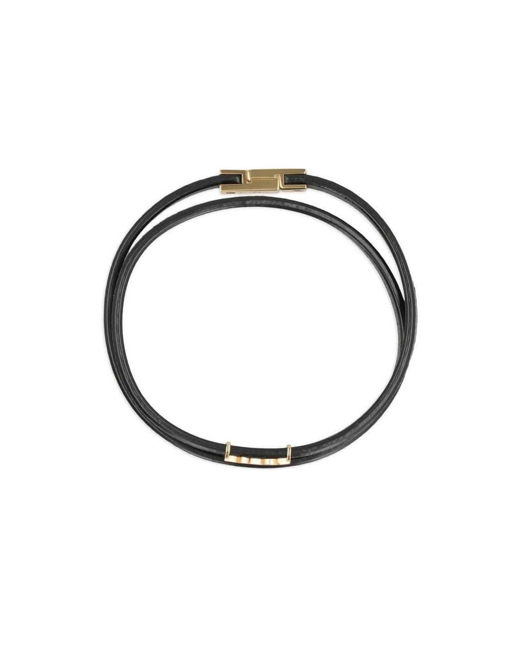Saint Laurent Black Bracelets for men