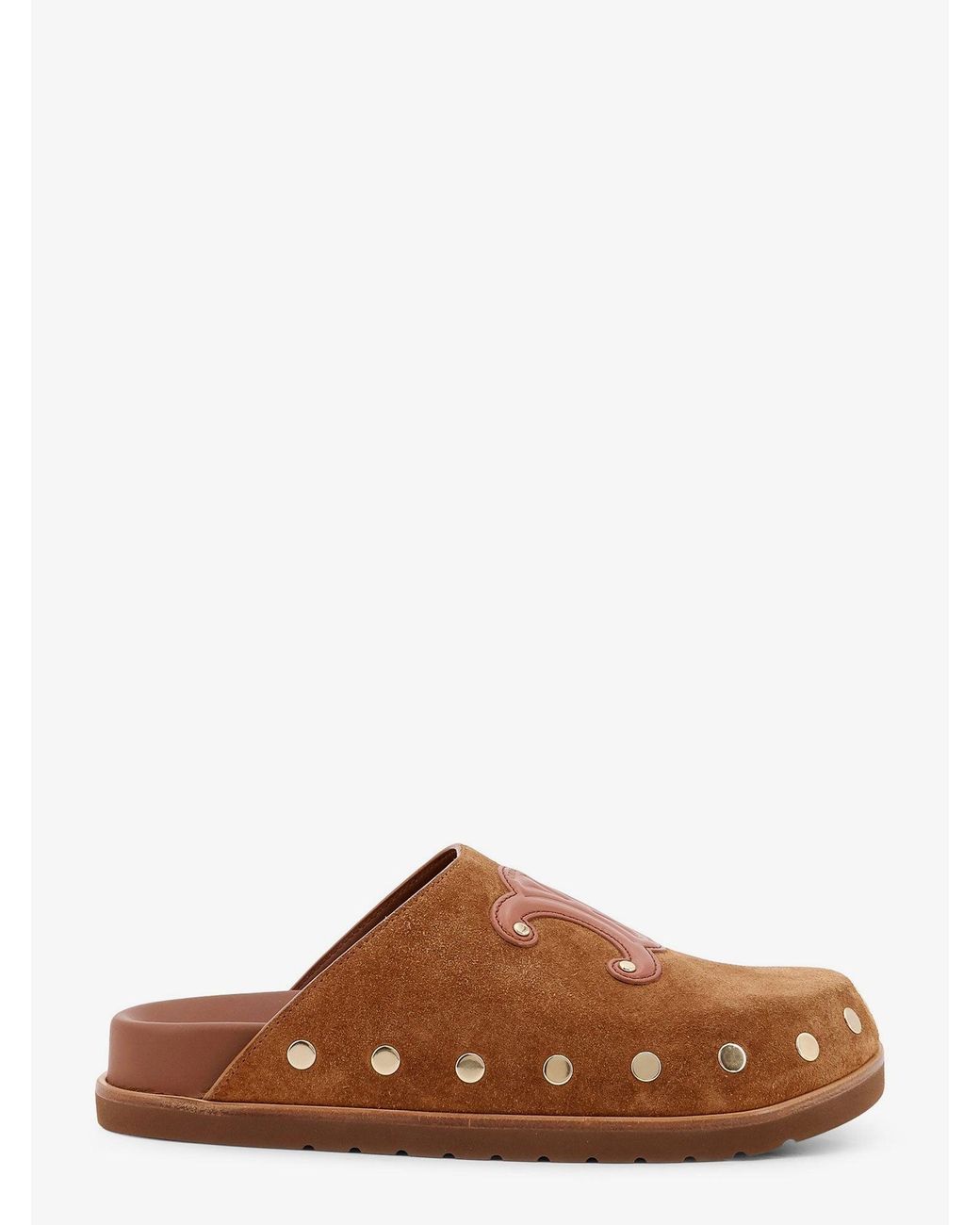 サンダル・ミュール CELINE Pitea suede sandals Celine Pitea Suede Sandals in Brown | Lyst