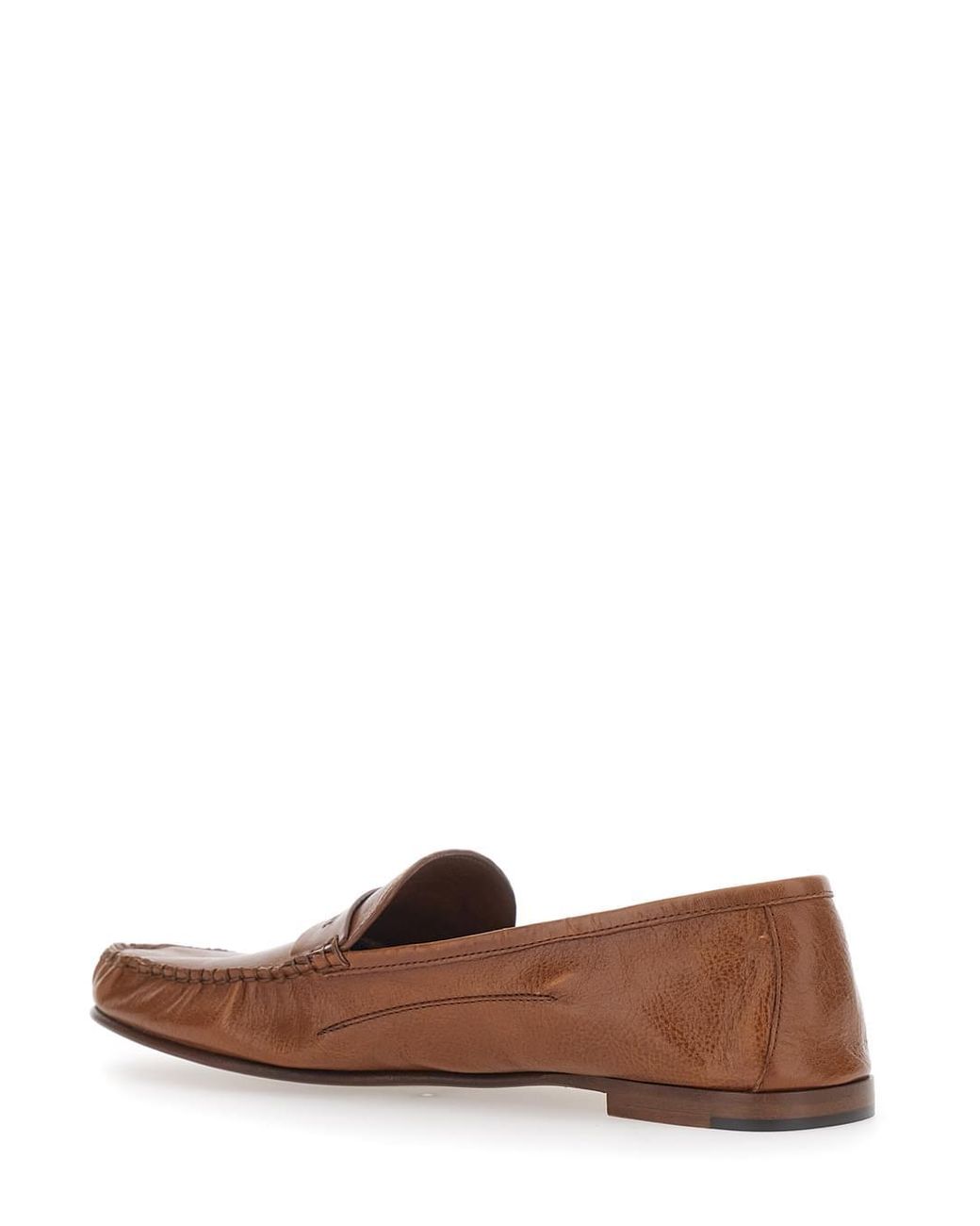 Versace Brown Leafer Medusa for men