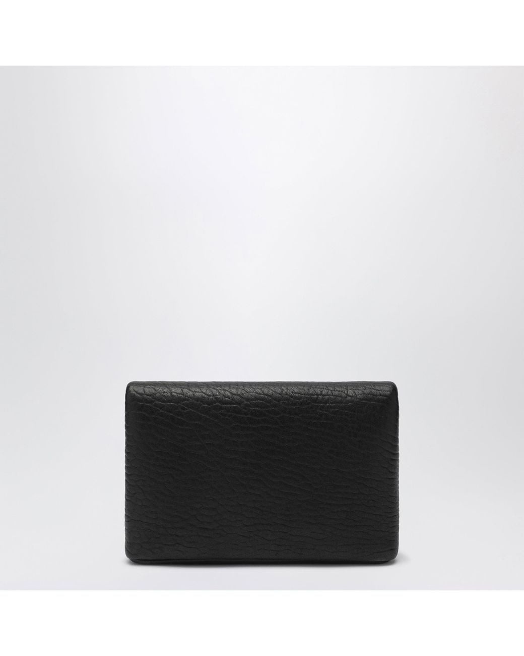 Saint Laurent Black Cassandre Chain Pouch
