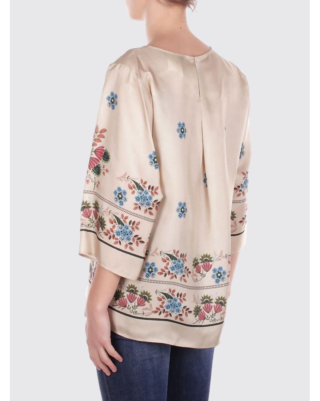 Weekend by Maxmara Natural Printed Blouse