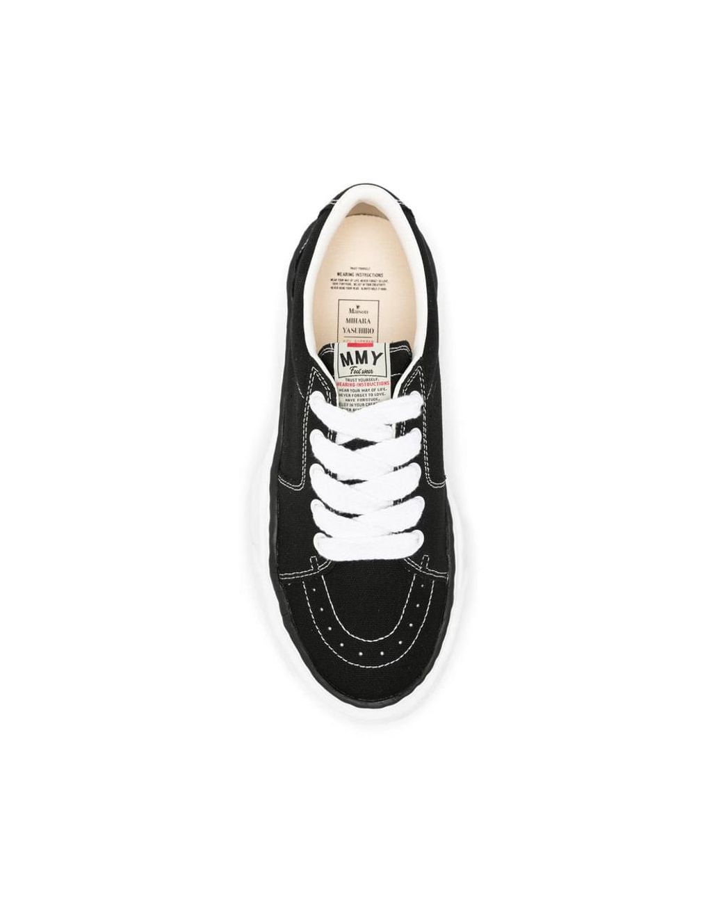 Maison Mihara Yasuhiro Black Trainers for men