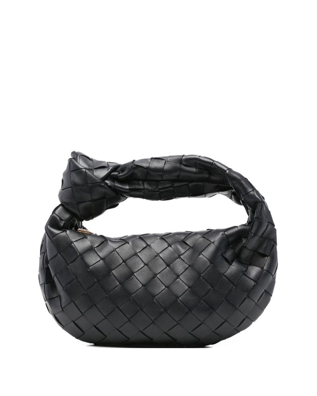 Bottega Veneta Jodie Mini Leather Handbag in Black | Lyst