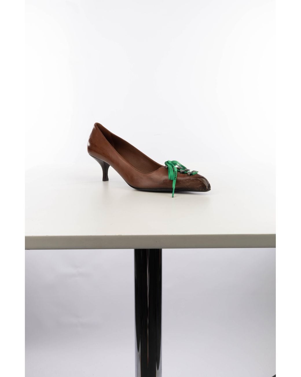 Prada Gray Shoes Mules