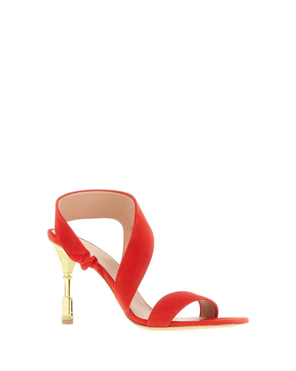 Balmain Red Shoes Mules
