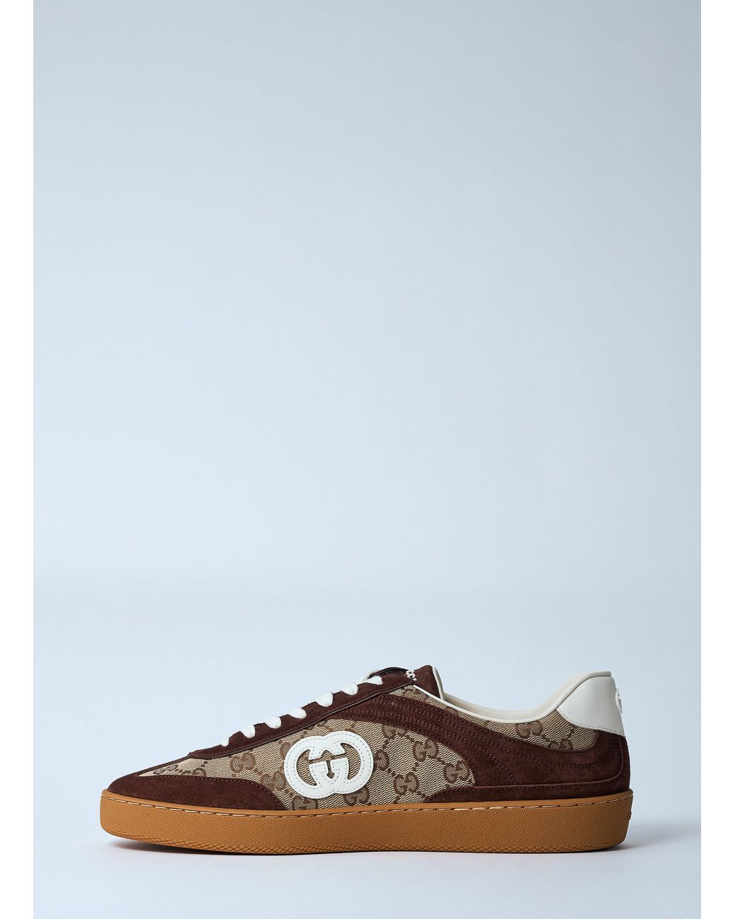 Gucci White Interlocking G Sneakers for men