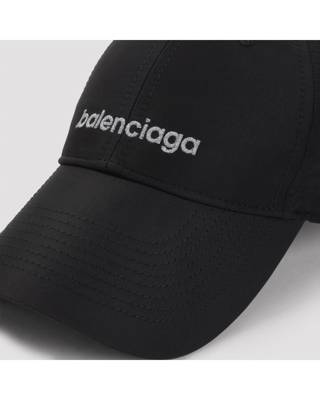 Balenciaga Black Athl. Cap for men