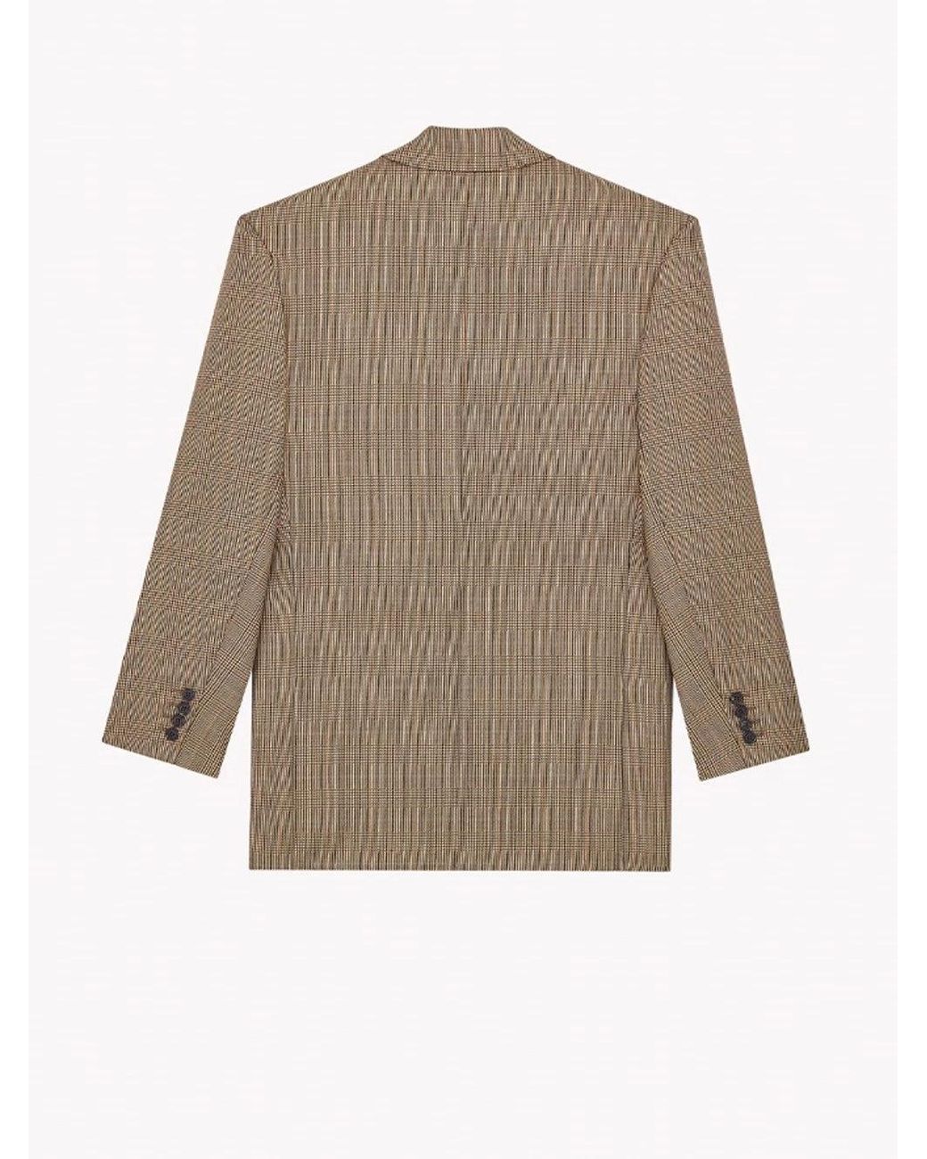 Saint Laurent Brown Double Breasted Jacket