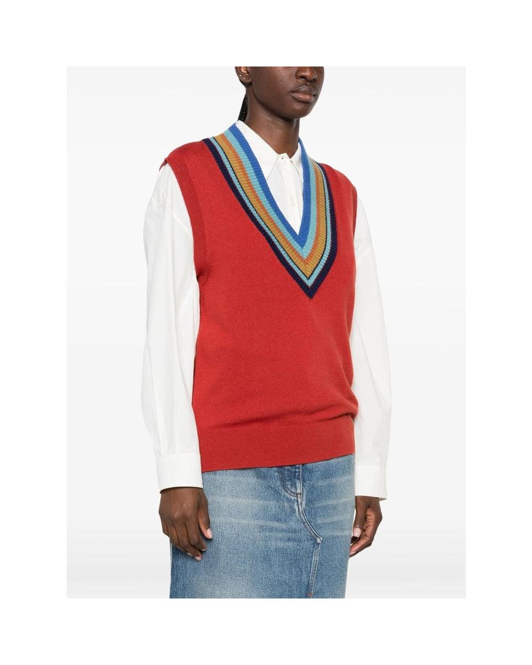 Dries Van Noten Red Tops