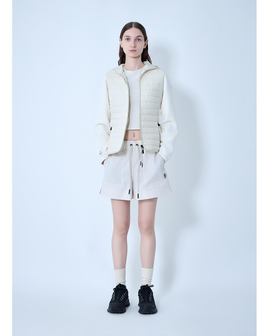 Moncler Blue Drawstring Shorts