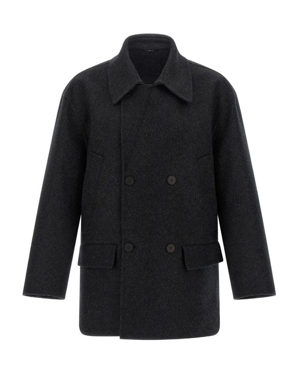Fendi Black Wool Felt Blouson for men