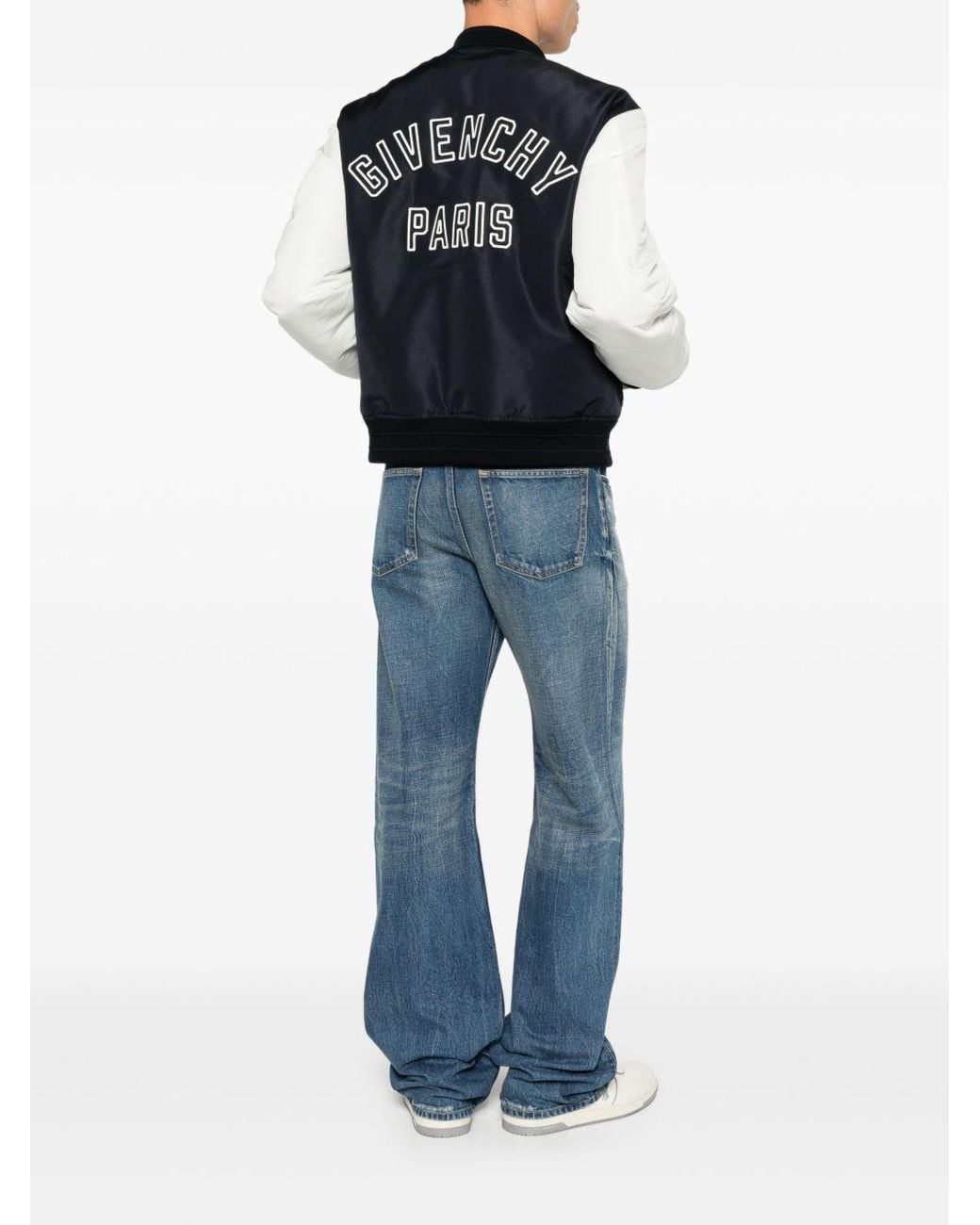 Givenchy Black Logo Bomber Jacket for men
