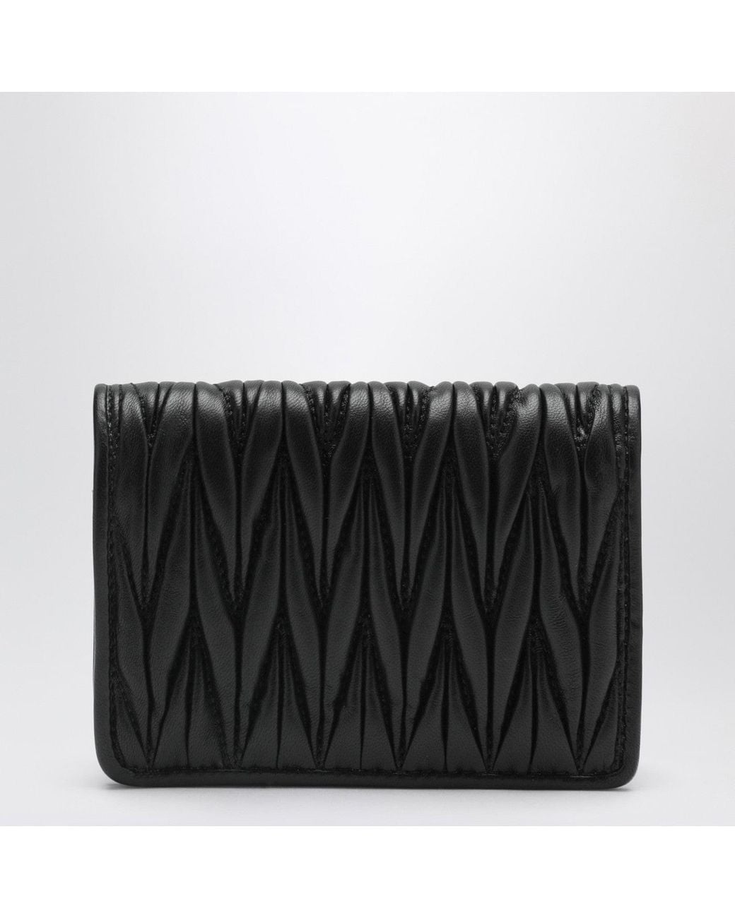 Miu Miu Black Compact Wallet