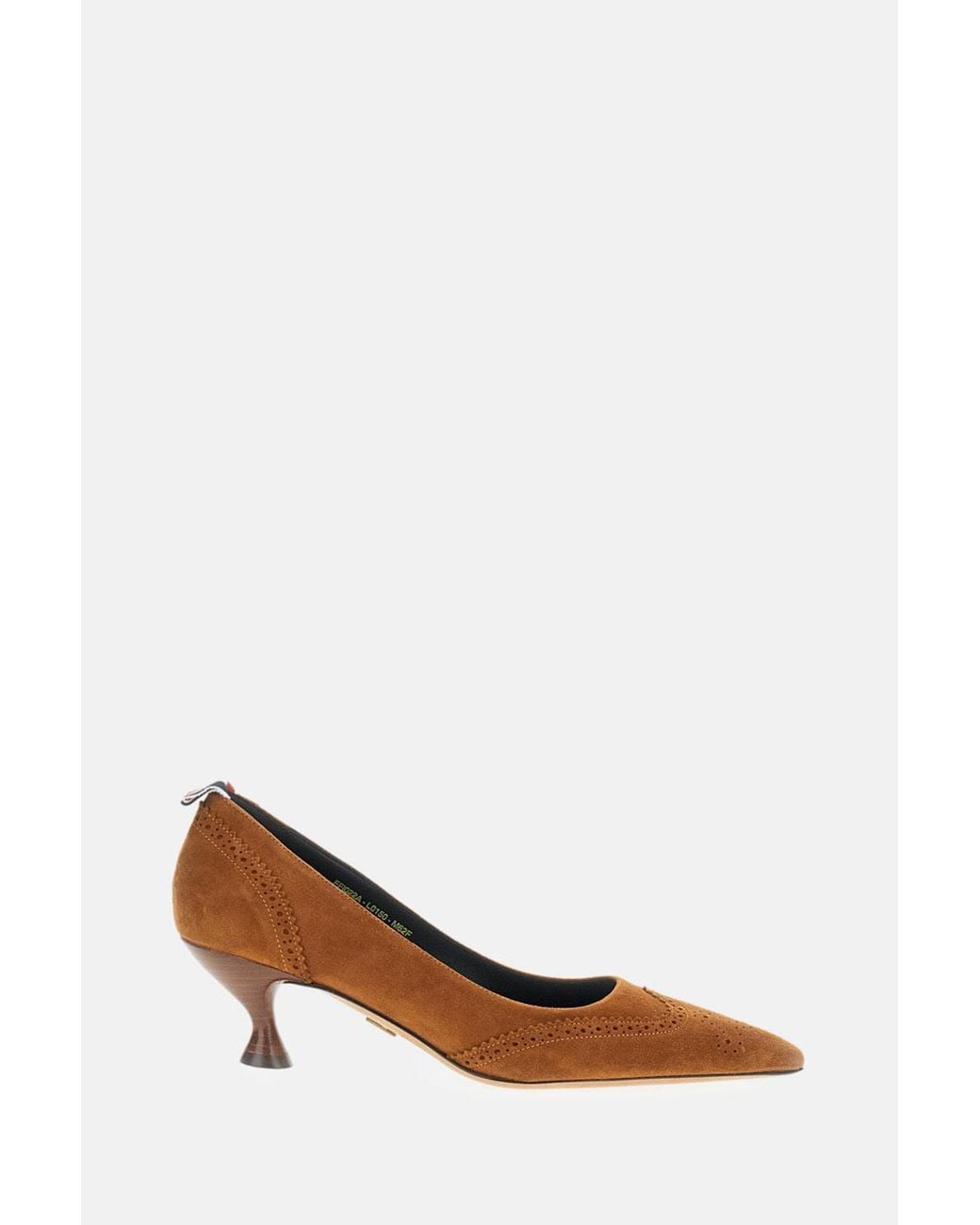 Thom Browne Brown Wingtip Brogue Pump