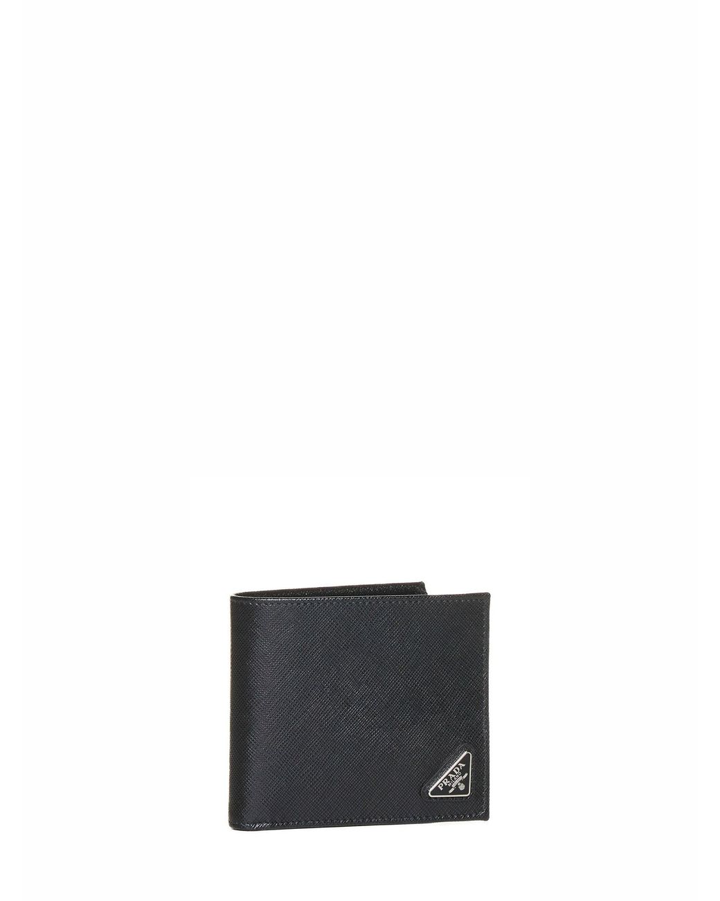 Prada White Saffiano Leather Wallet for men