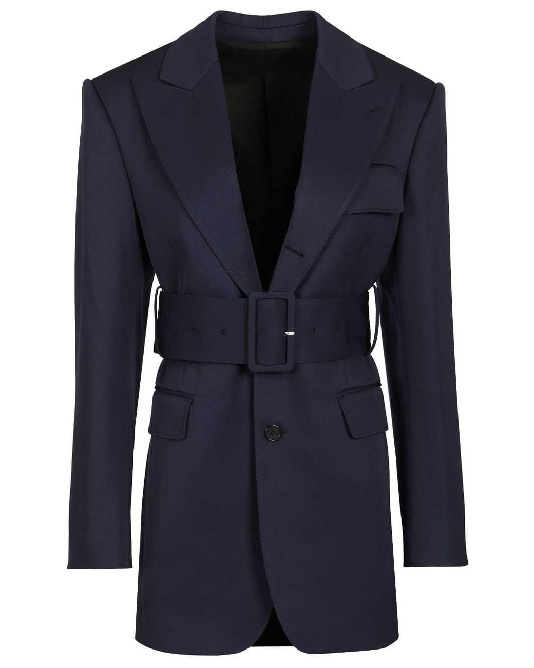 Céline Blue Column Jacket