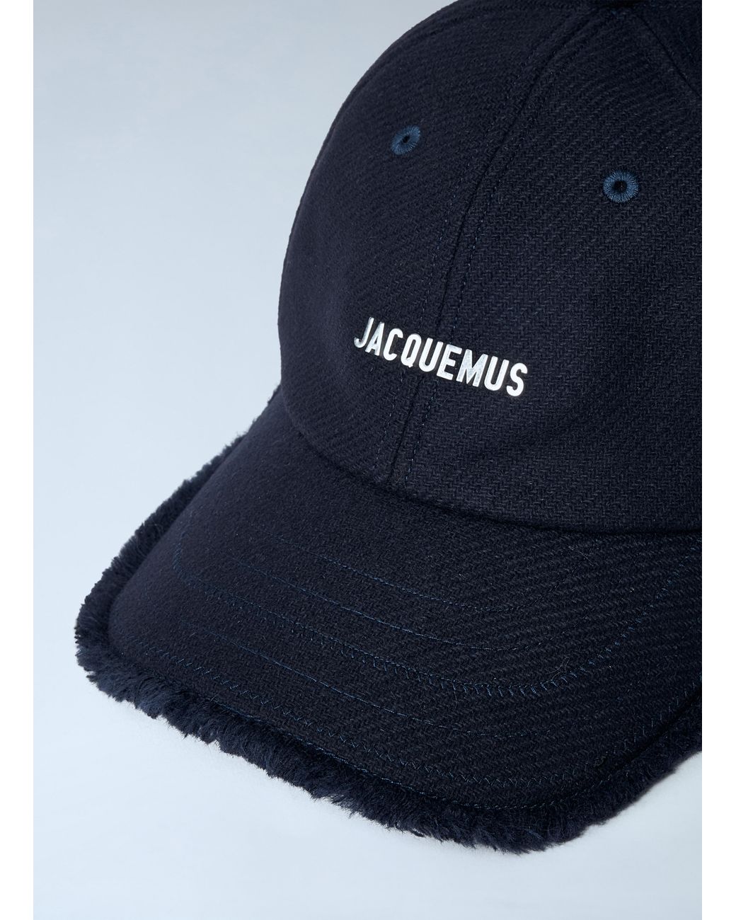 Jacquemus Blue Logo Motif Baseball Cap for men