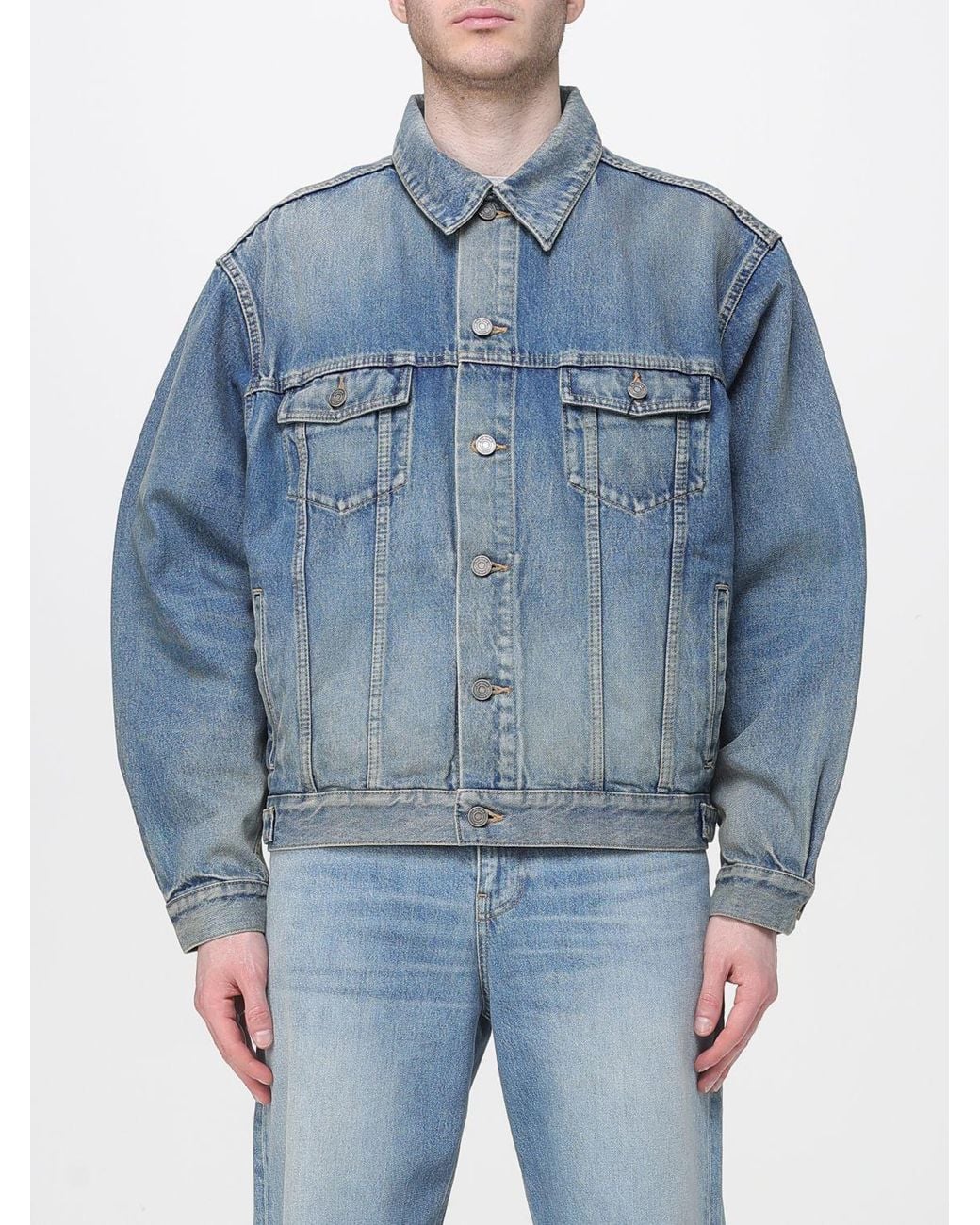 Saint Laurent Blue Denim Jacket for men