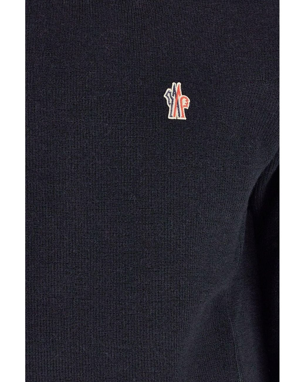 Moncler Clothing Knitwear in Blue for Men | Lyst