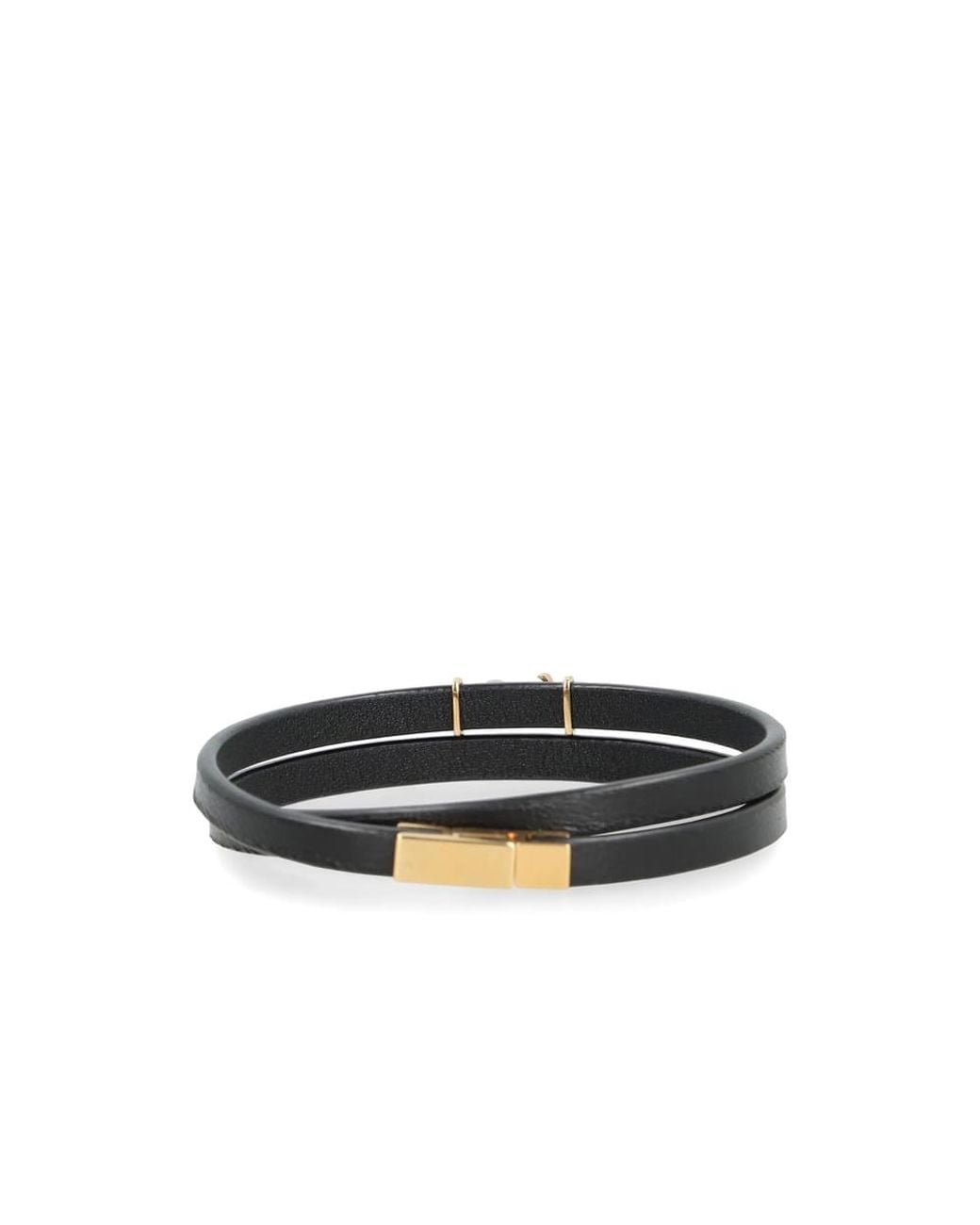 Saint Laurent Black Bracelets for men