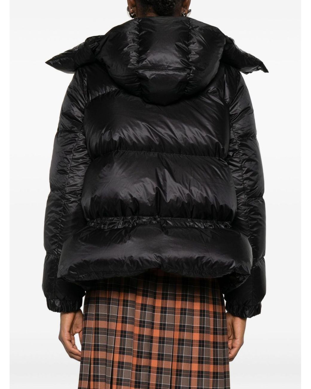 Sacai Black Nylon Puffer Down Jacket