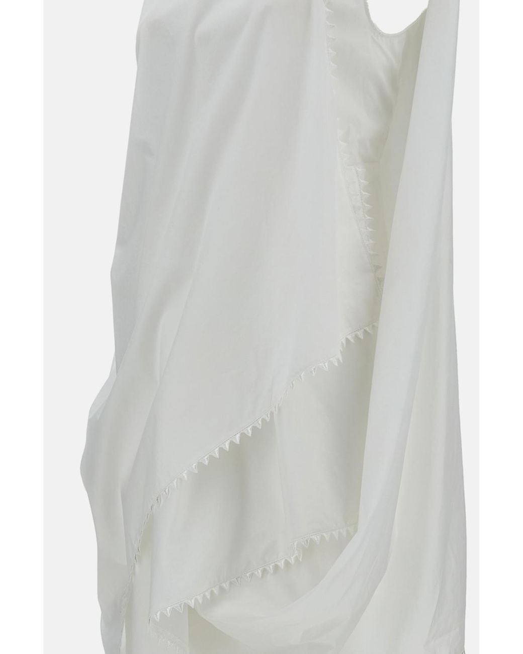 Jacquemus White La Robe Traversin Courte Dress
