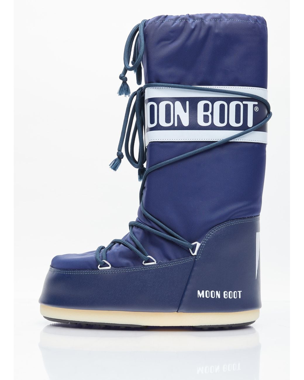 Moon Boot Blue Icon Nylon Boots for men