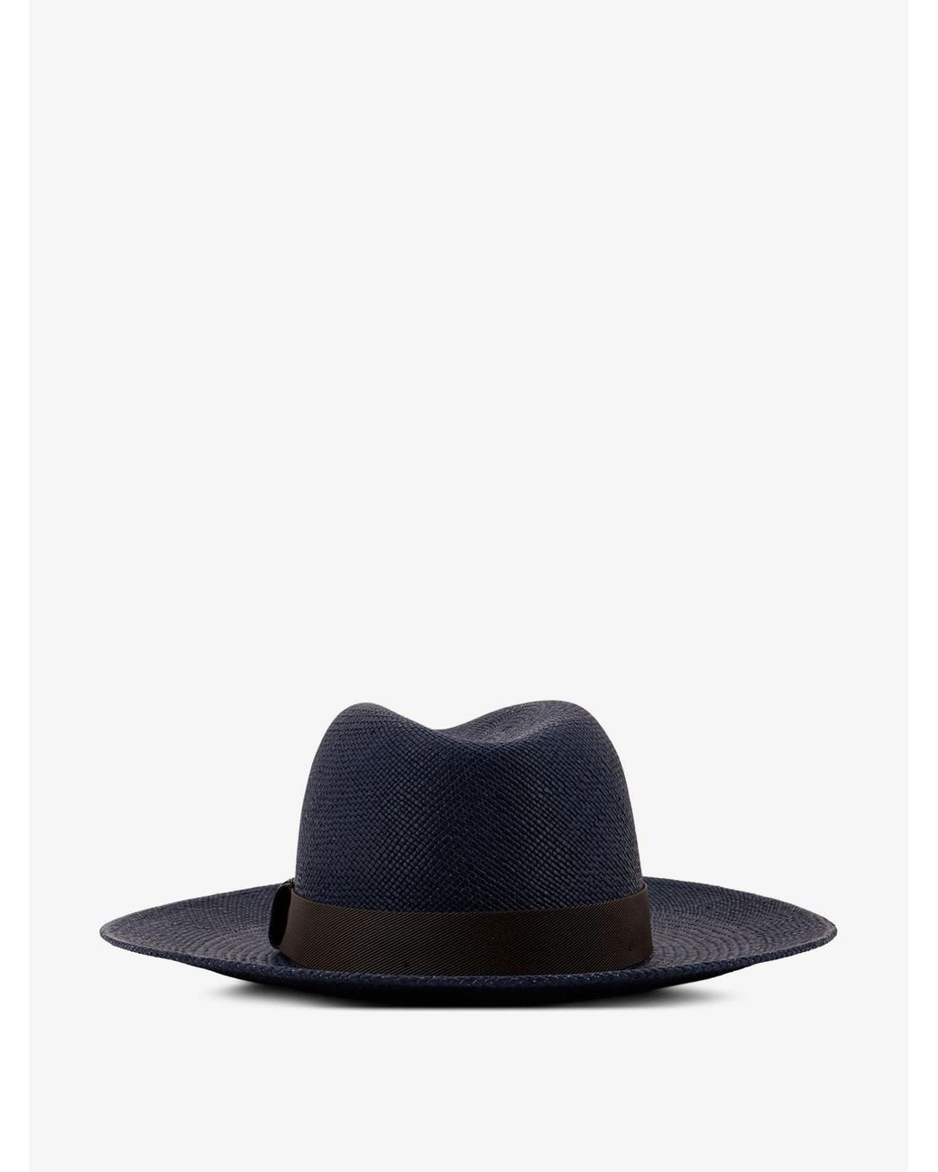 Brunello Cucinelli Blue Hats Rafia
