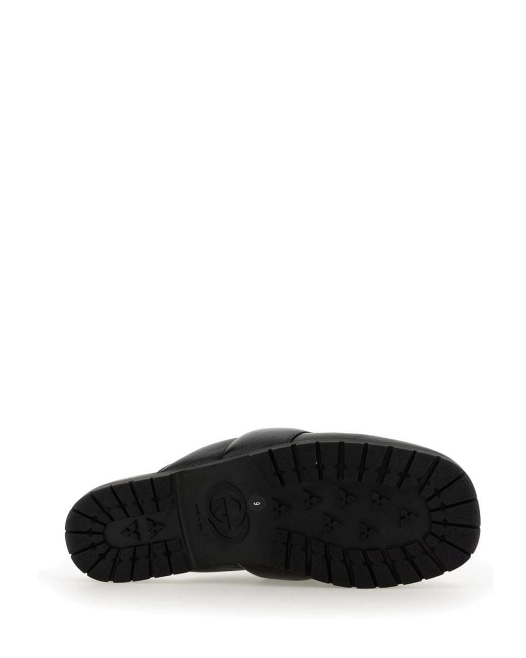 Gucci Black Sabot With Clamp for men