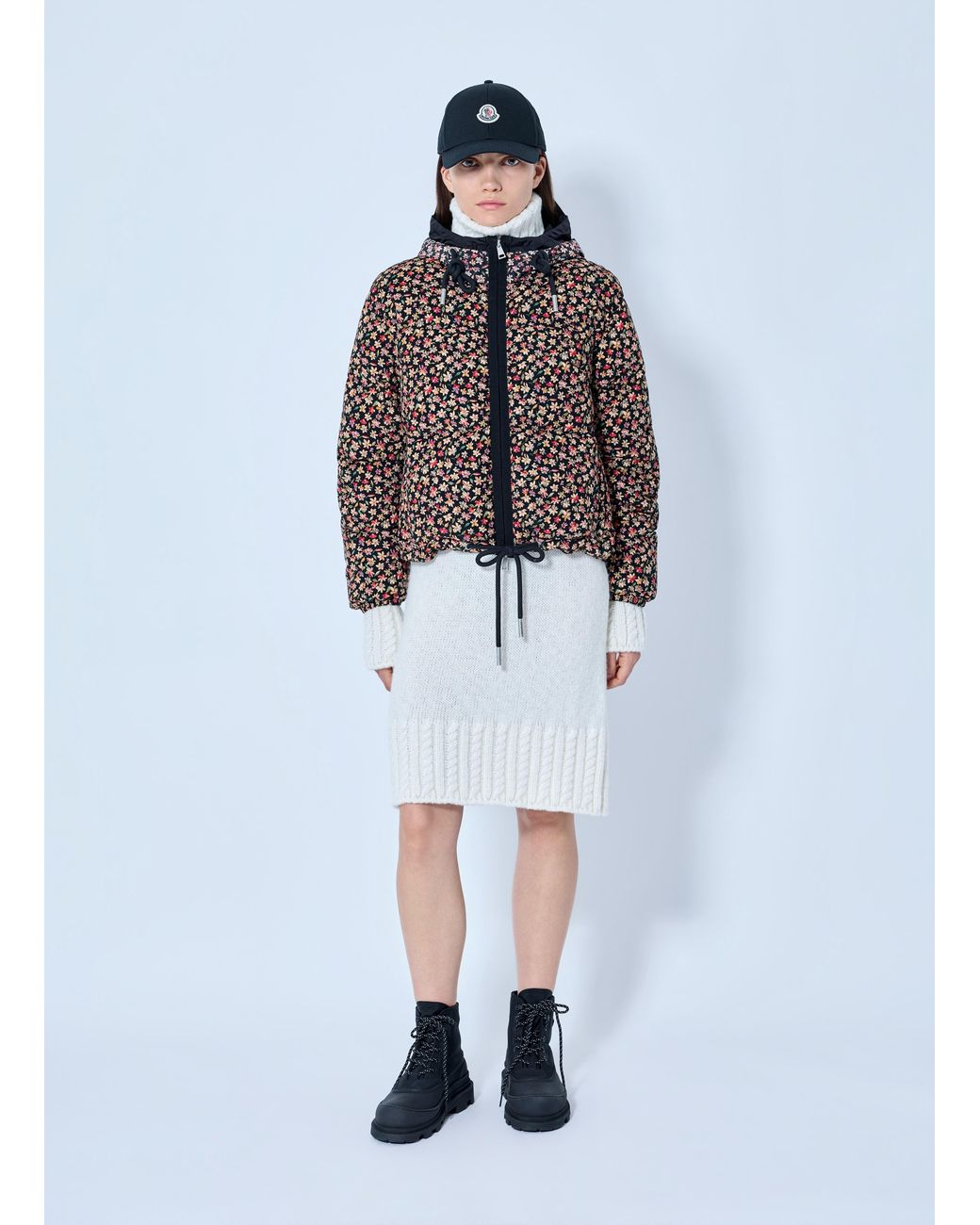 Moncler Multicolor Becfigue Hooded Down Jacket
