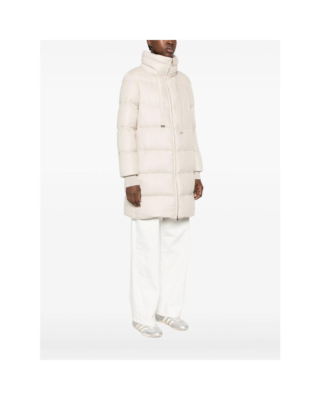 Herno White Neutrals Coats