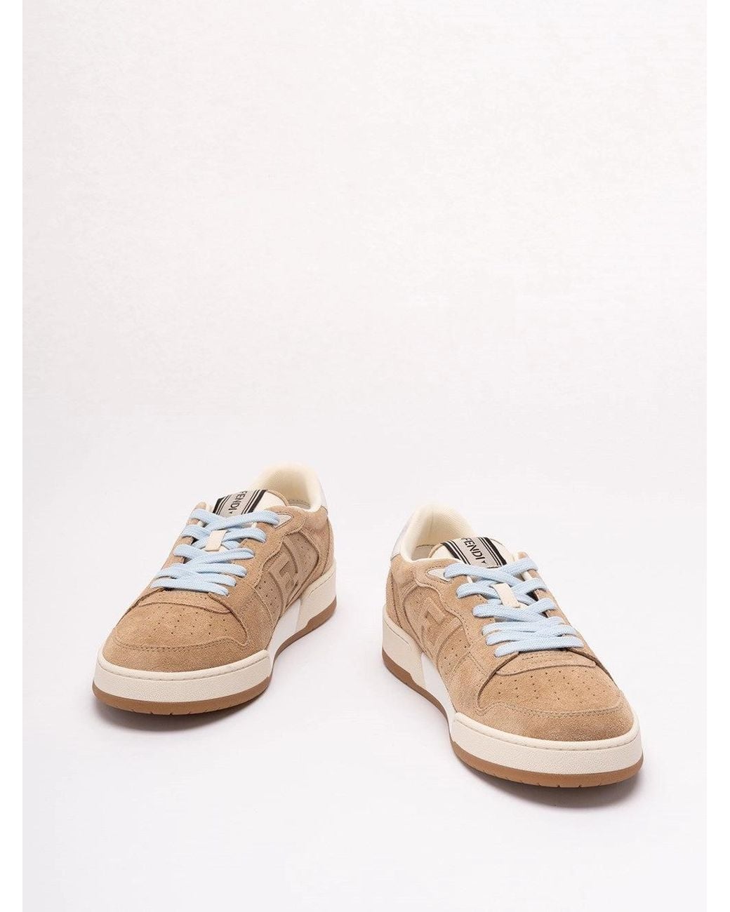 Fendi Natural 'Match' Sneakers for men