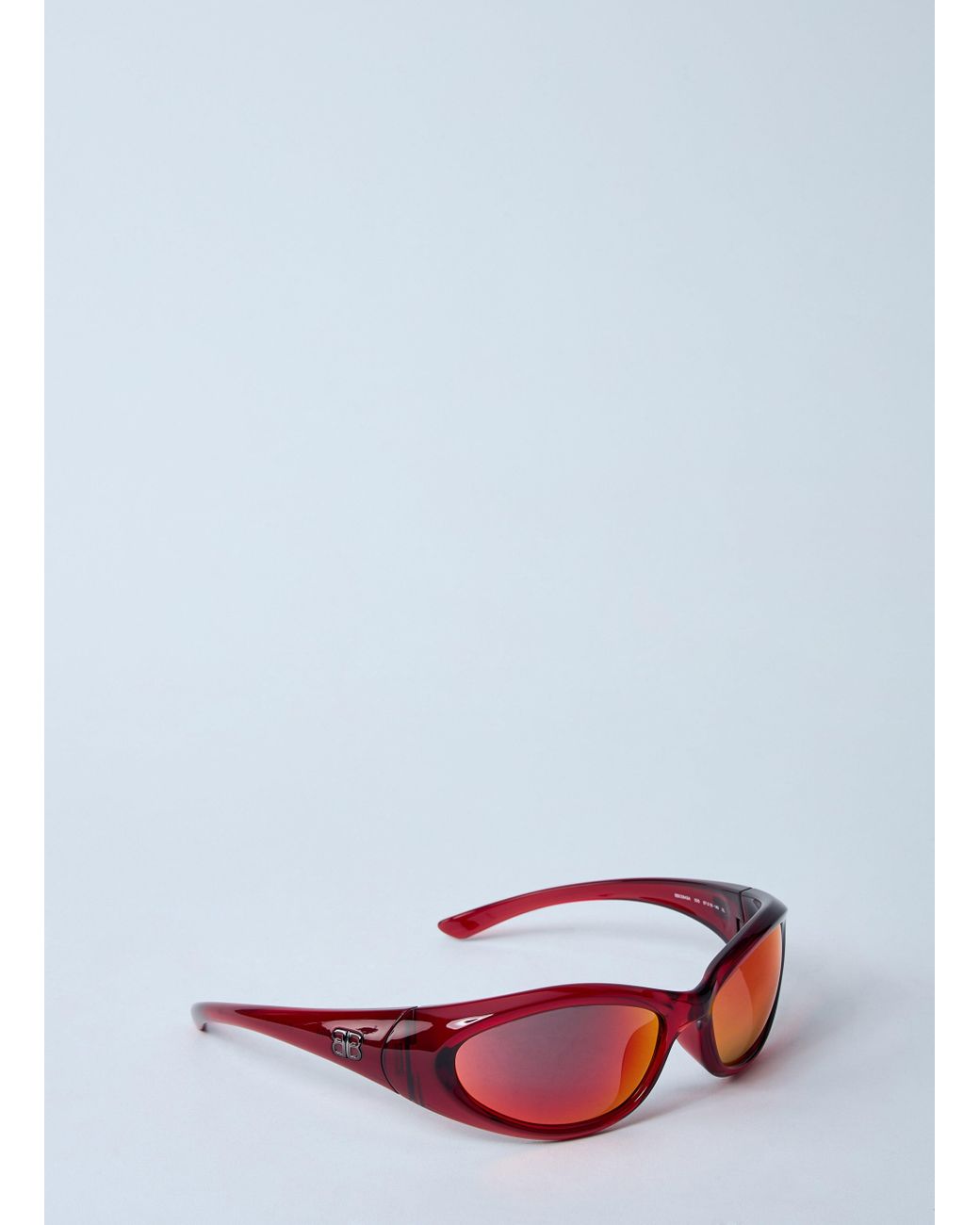 Balenciaga Sporty B Round Af サングラス で ホワイト Balenciaga Sporty B Round Af Sunglasses in White | Lyst