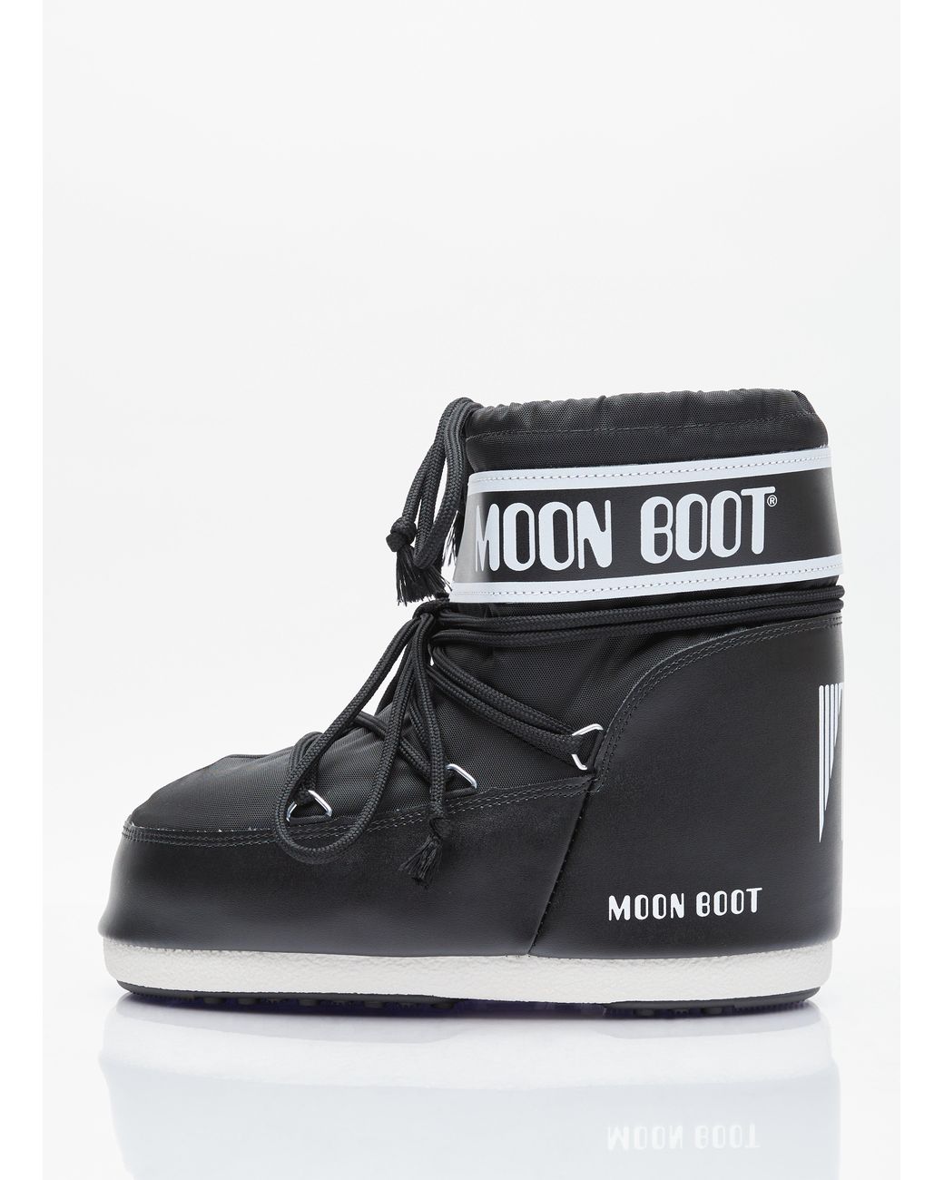 Moon Boot Black Icon Low Nylon Boots for men