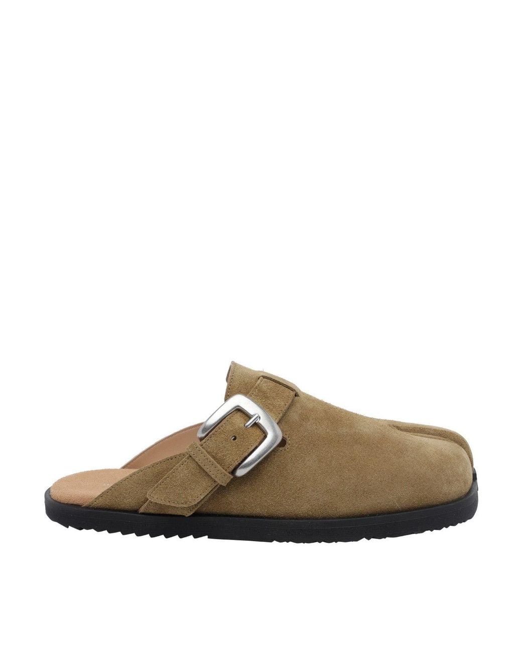 Maison Margiela Brown Tabi Mules for men