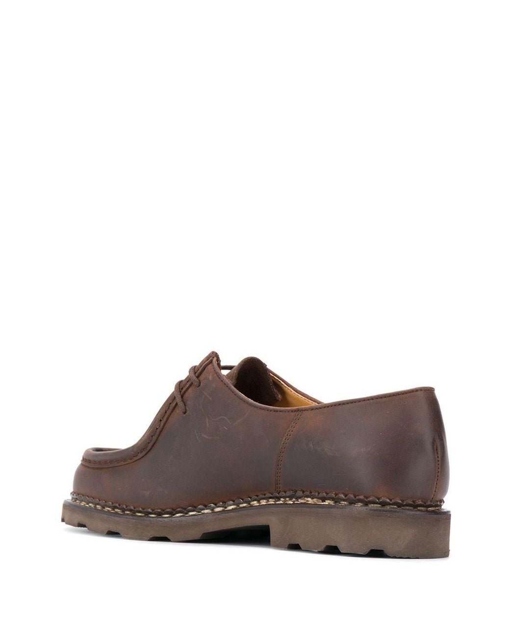 Paraboot Brown Michael Leather Loafers for men